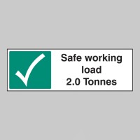 Safe Working Load 2.0 Tonnes - TESTTTTT!!!!! 