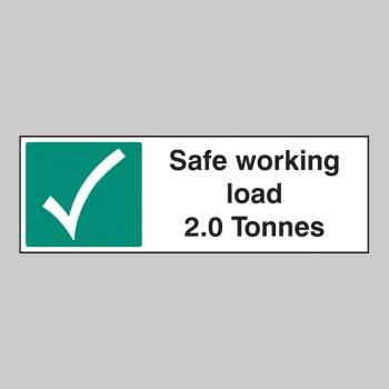 Safe Working Load 2.0 Tonnes - TESTTTTT!!!!! Safe Working Load 2.0 Tonnes - TESTTTTT!!!!!