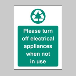 Please Turn Off Electrical Appliances When Not in Use - TESTTTTT!!!!! Please Turn Off Electrical Appliances When Not in Use - TESTTTTT!!!!!