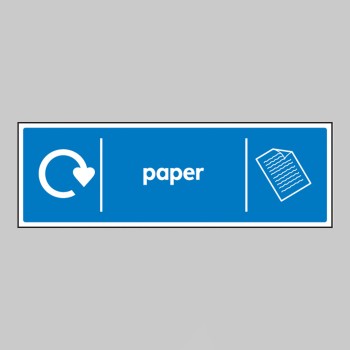 Paper - WRAP Recycling Sign - TESTTTTT!!!!! Paper - WRAP Recycling Sign - TESTTTTT!!!!!