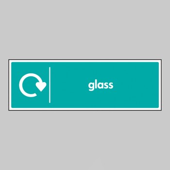 Glass - WRAP Recycling Sign - TESTTTTT!!!!! 
