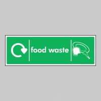 Food Waste - WRAP Recycling Sign - TESTTTTT!!!!! 