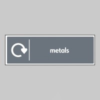 Metals - WRAP Recycling Sign - TESTTTTT!!!!! 