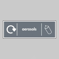 Aerosols - WRAP Recycling Sign - TESTTTTT!!!!! Aerosols - WRAP Recycling Sign - TESTTTTT!!!!!