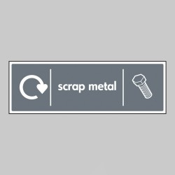 Scrap Metal - WRAP Recycling Sign - TESTTTTT!!!!! Scrap Metal - WRAP Recycling Sign - TESTTTTT!!!!!