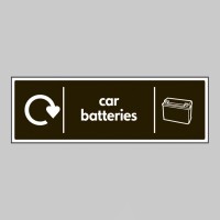 Car Batteries - WRAP Recycling Sign - TESTTTTT!!!!! Car Batteries - WRAP Recycling Sign - TESTTTTT!!!!!