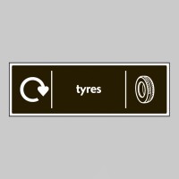 Tyres - WRAP Recycling Sign - TESTTTTT!!!!! Tyres - WRAP Recycling Sign - TESTTTTT!!!!!