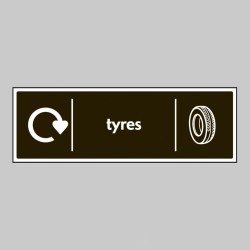 Tyres - WRAP Recycling Sign - TESTTTTT!!!!! Tyres - WRAP Recycling Sign - TESTTTTT!!!!!