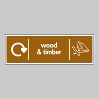 Wood & Timber - WRAP Recycling Sign - TESTTTTT!!!!! Wood & Timber - WRAP Recycling Sign - TESTTTTT!!!!!