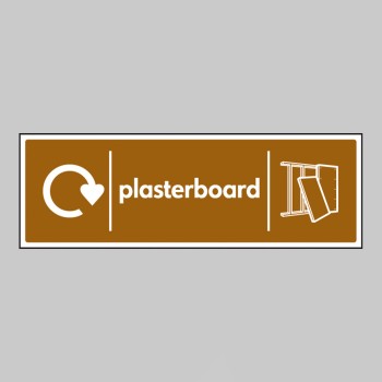 Plasterboard - WRAP Recycling Sign - TESTTTTT!!!!! Plasterboard - WRAP Recycling Sign - TESTTTTT!!!!!