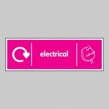 Electrical - WRAP Recycling Sign - TESTTTTT!!!!! Electrical - WRAP Recycling Sign - TESTTTTT!!!!!