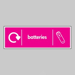 Batteries - WRAP Recycling Sign - TESTTTTT!!!!! Batteries - WRAP Recycling Sign - TESTTTTT!!!!!