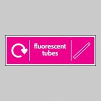 Fluorescent Tubes - WRAP Recycling Sign - TESTTTTT!!!!! 