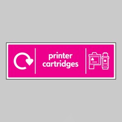 Printer Cartridges - WRAP Recycling Sign - TESTTTTT!!!!! Printer Cartridges - WRAP Recycling Sign - TESTTTTT!!!!!
