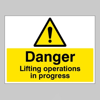 Danger - Lifting Operations in Progress - TESTTTTT!!!!! Danger - Lifting Operations in Progress - TESTTTTT!!!!!