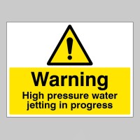 Warning - High Pressure Water Jetting in Progress - TESTTTTT!!!!! Warning - High Pressure Water Jetting in Progress - TESTTTTT!!!!!