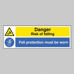 Danger - Risk of Falling - Fall Protection must be Worn - TESTTTTT!!!!! Danger - Risk of Falling - Fall Protection must be Worn - TESTTTTT!!!!!