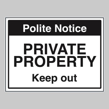 Notice - Private Property - Keep Out - TESTTTTT!!!!! 