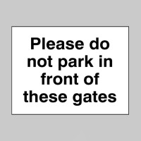 Please Do Not Park in Front of these Gates - TESTTTTT!!!!! Please Do Not Park in Front of these Gates - TESTTTTT!!!!!