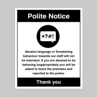 Warning - Abusive Language or threatening Behaviour will Not be Tolerated - TESTTTTT!!!!! Warning - Abusive Language or threatening Behaviour will Not be Tolerated - TESTTTTT!!!!!