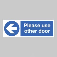 Please Use Other Door - Arrow Left - TESTTTTT!!!!! 