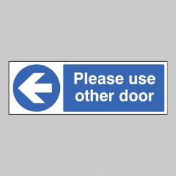 Please Use Other Door - Arrow Left - TESTTTTT!!!!! Please Use Other Door - Arrow Left - TESTTTTT!!!!!