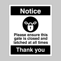 Notice - Please Ensure this Gate is Closed - TESTTTTT!!!!! Notice - Please Ensure this Gate is Closed - TESTTTTT!!!!!