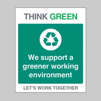 Think Green - We Support Greener Working - TESTTTTT!!!!! 