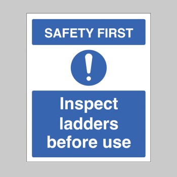 Safety First - Inspect Ladders before use - TESTTTTT!!!!! 