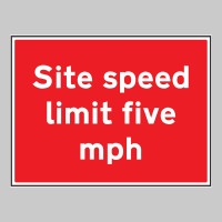 Site Speed Limit Five mph - TESTTTTT!!!!! 