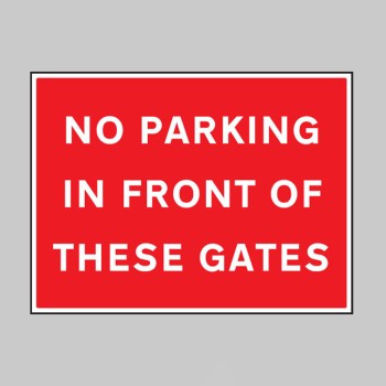 No Parking in Front of these Gates - TESTTTTT!!!!! 