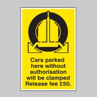 Cars Parked Here without Authorisation will be Clamped - Release Fee £50 - TESTTTTT!!!!! Cars Parked Here without Authorisation will be Clamped - Release Fee £50 - TESTTTTT!!!!!