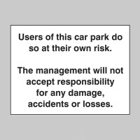 Users of this Car Park Do So At Own Risk - TESTTTTT!!!!! Users of this Car Park Do So At Own Risk - TESTTTTT!!!!!