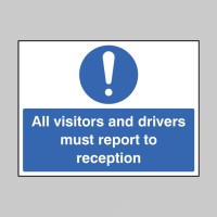 All Visitors Must Report to Reception - TESTTTTT!!!!! All Visitors Must Report to Reception - TESTTTTT!!!!!