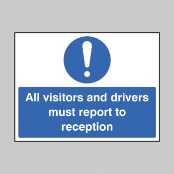 All Visitors Must Report to Reception - TESTTTTT!!!!! All Visitors Must Report to Reception - TESTTTTT!!!!!