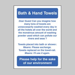 Bath & Hand Towels - Reuse or Replace - TESTTTTT!!!!! Bath & Hand Towels - Reuse or Replace - TESTTTTT!!!!!
