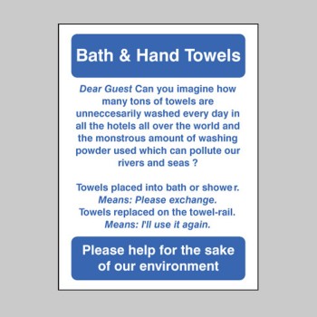Bath & Hand Towels - Reuse or Replace - TESTTTTT!!!!! Bath & Hand Towels - Reuse or Replace - TESTTTTT!!!!!