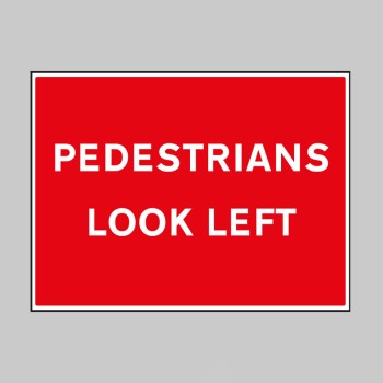 Pedestrians Look Left - TESTTTTT!!!!! 