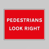 Pedestrians Look Right - TESTTTTT!!!!! Pedestrians Look Right - TESTTTTT!!!!!